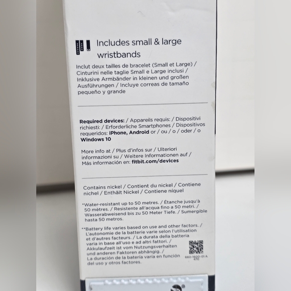 Fitbit Versa Lite Edition Smartwatch - Black - Used/Complete - Picture 4 of 14